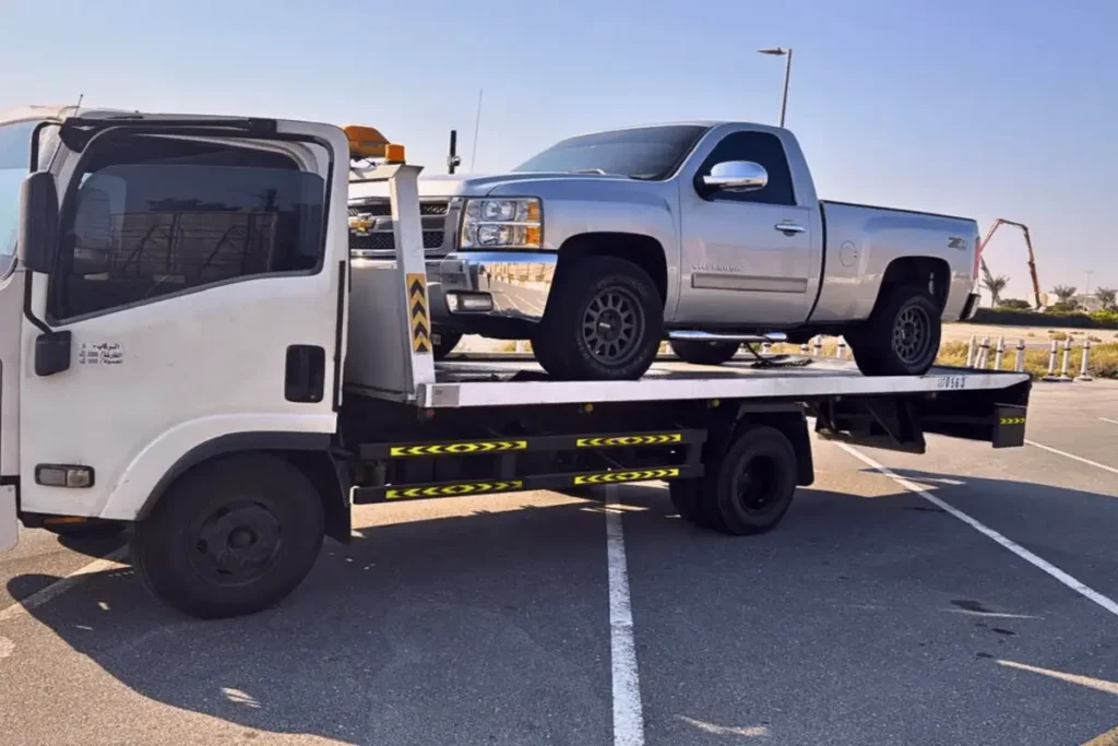 Car Towed in Abu Dhabi